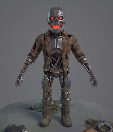 Roboter-Skelett